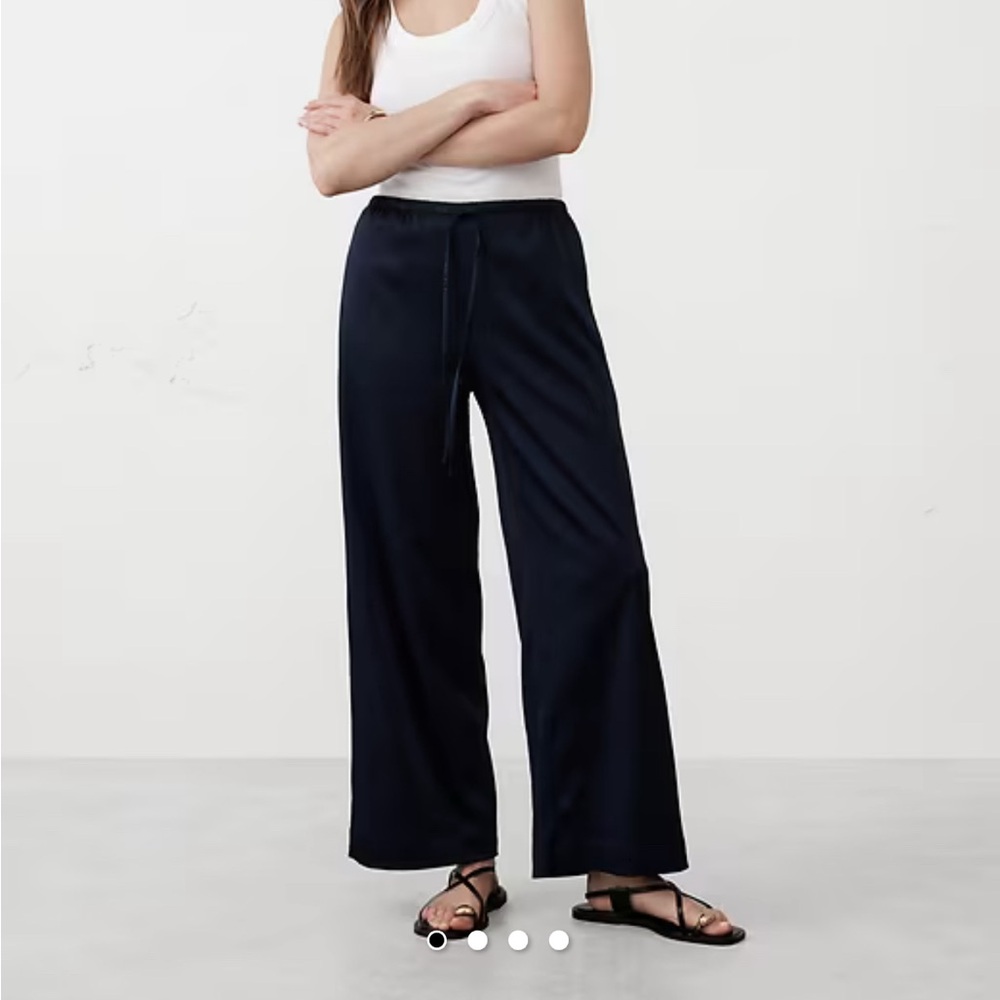 Banana Republic Navy Silk Pants